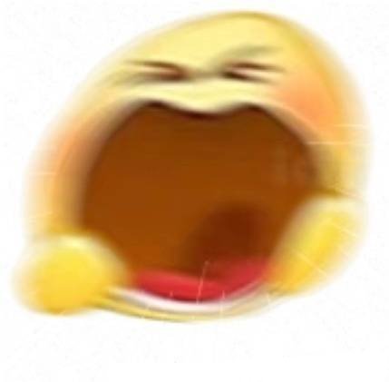 扭曲的沙雕大黄脸微信表情包