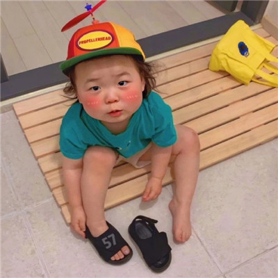 一人一半的可爱的萌娃闺蜜头像